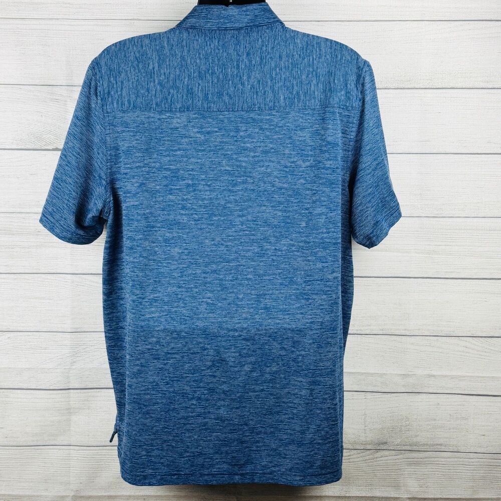 Vineyard Vines Blue Stripe Polo Shirt Mens Large - Picture 6 of 11